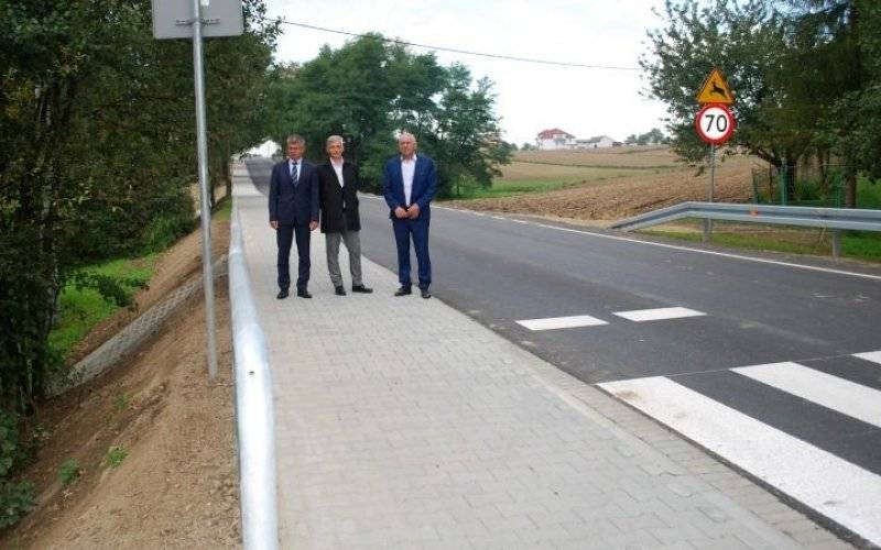Droga powiatowa w Gminie Osiek już po remoncie
