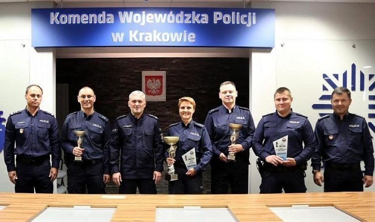 Policjantka z komisariatu w Kętach najlepsza w Małopolsce