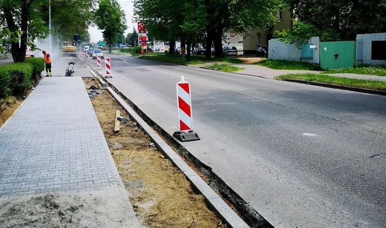 Modernizacja drogi powiatowej ul. Powstańców Śląskich i Kolbego w Oświęcimiu