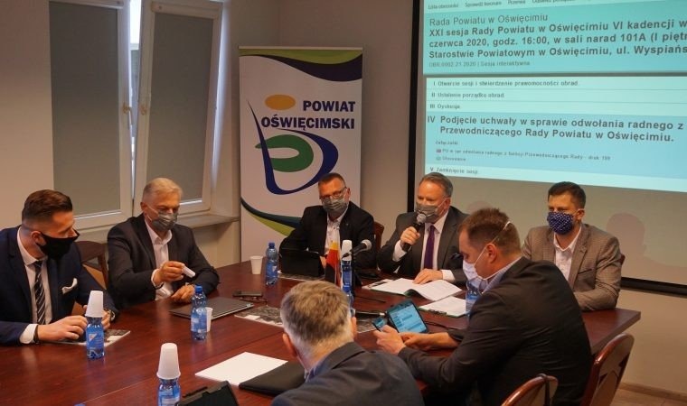 Nie będzie zmiany przewodniczącego Rady Powiatu w Oświęcimiu