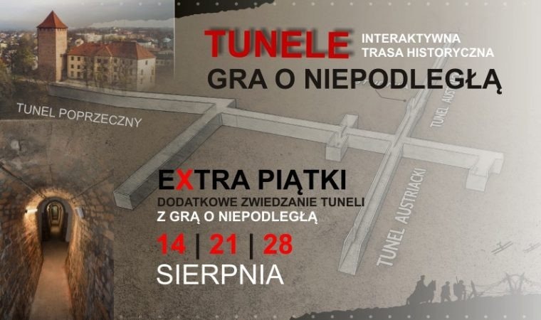 Tunele pod zamkiem dostępne także w piątki
