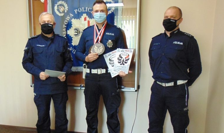 Policjant z Komendy Powiatowej mistrzem Polski w brazylijskim Ju-Jitsu