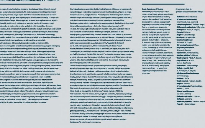 „Betlejem” online. 77. Krakowski Salon Poezji w MDSM