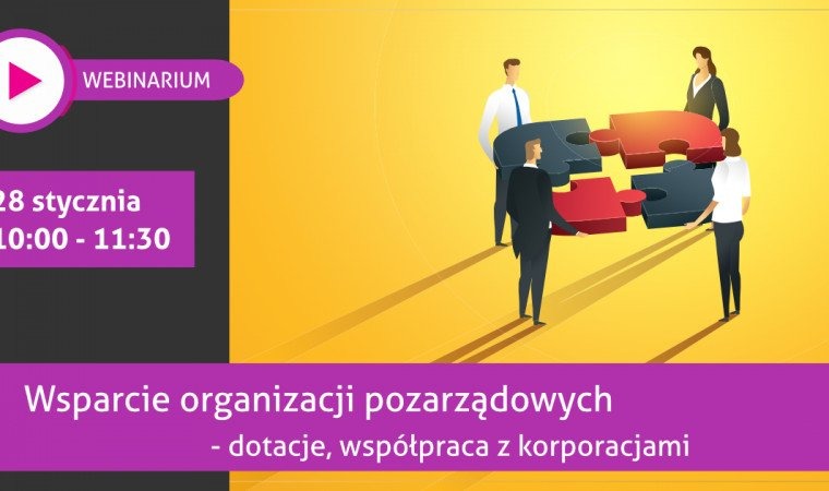 Bezpłatne webinarium dla organizacji pozarządowych