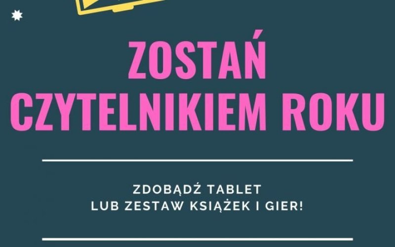 Weź udział w konkursie na Najlepszego Czytelnika Roku