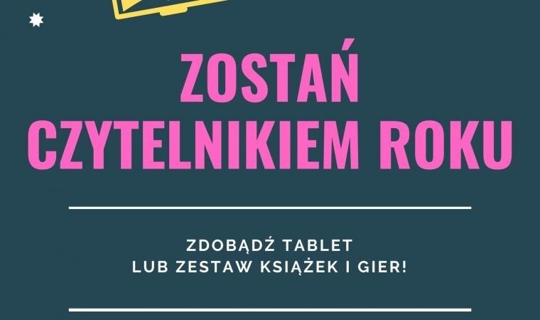 Weź udział w konkursie na Najlepszego Czytelnika Roku