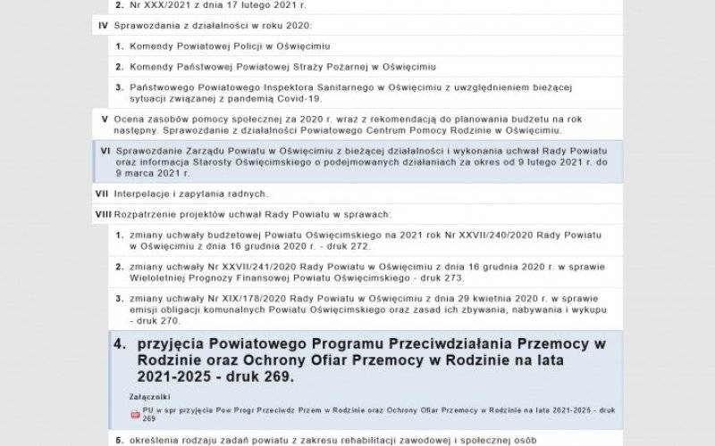 Na sesji o koronawirusie i programie ochrony ofiar domowej przemocy