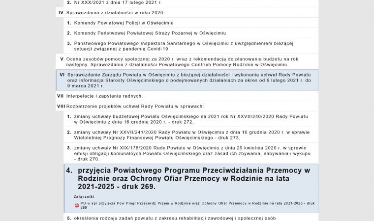 Na sesji o koronawirusie i programie ochrony ofiar domowej przemocy