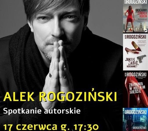 Alek Rogoziński w oświęcimskiej książnicy