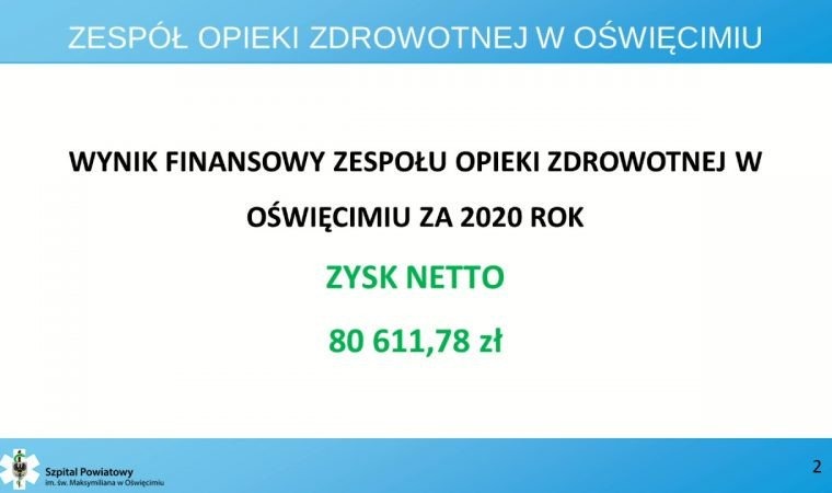 Stabilna sytuacja finansowa powiatowego ZOZ-u