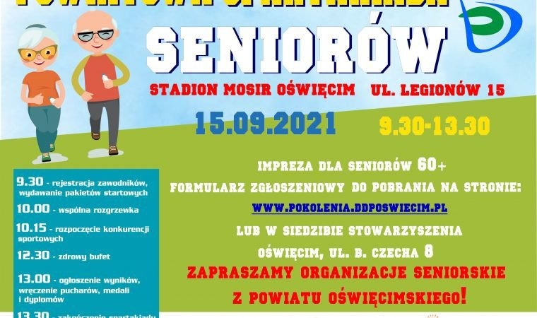 Zgłoś udział w Powiatowej Spartakiadzie Seniorów