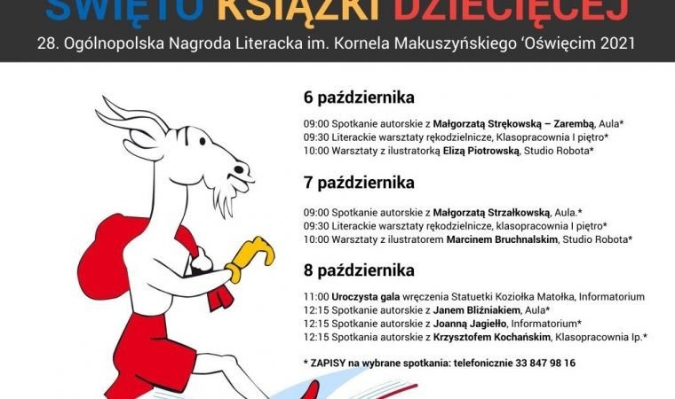W Oświęcimiu wybiorą najlepszą książkę dla dzieci i młodzieży