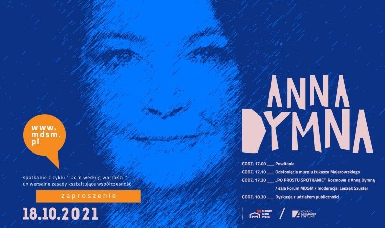 Spotkanie i odsłonięcie muralu z Anną Dymną