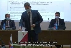 Nowy starosta chce kontynuować styl pracy swojego poprzednika