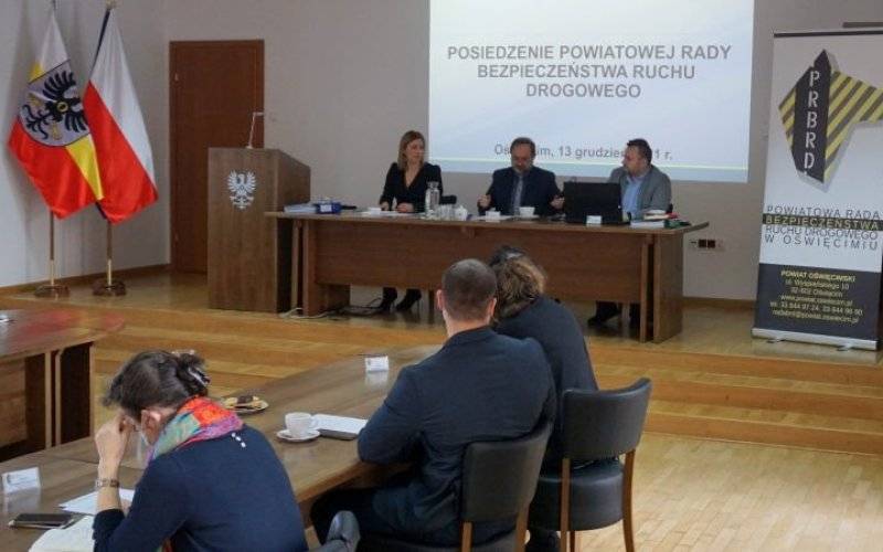 Ostatnie w tym roku posiedzenie Powiatowej Rady Bezpieczeństwa Ruchu Drogowego