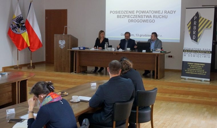 Ostatnie w tym roku posiedzenie Powiatowej Rady Bezpieczeństwa Ruchu Drogowego