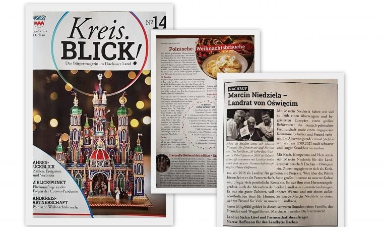 Świąteczny prezent od przyjaciół z partnerskiego Powiatu Dachau