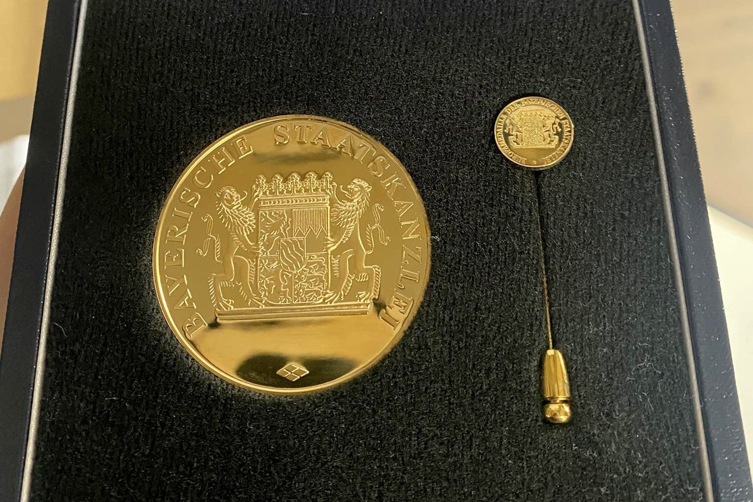 Medal Bawarii dla śp. Marcina Niedzieli