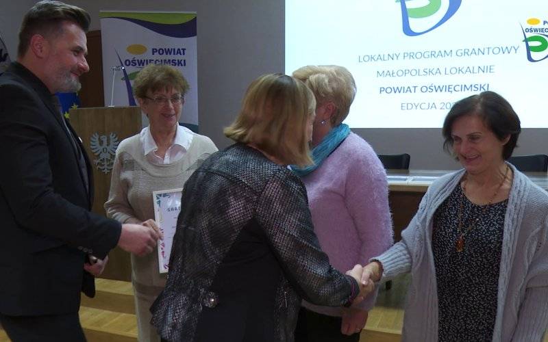 Podziękowania dla społeczników od władz Powiatu Oświęcimskiego (film)