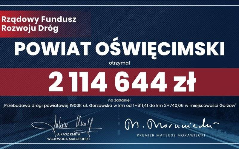 Środki na modernizację dróg w powiecie nie mają barw politycznych