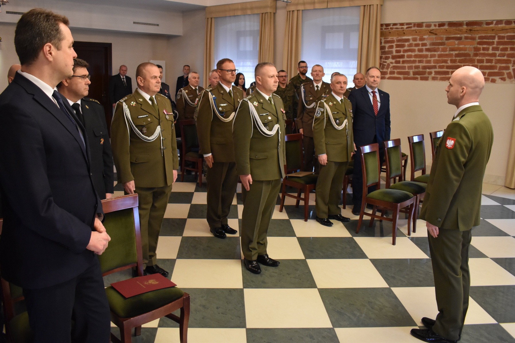 Pożegnanie szefa Wojskowego Centrum Rekrutacji w Oświęcimiu