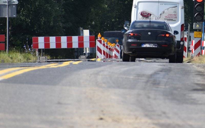 Utrudnienia na ul. Kongresowej w Zatorze