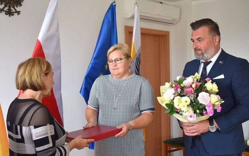 Podziękowania dla dyrektor MPMZO