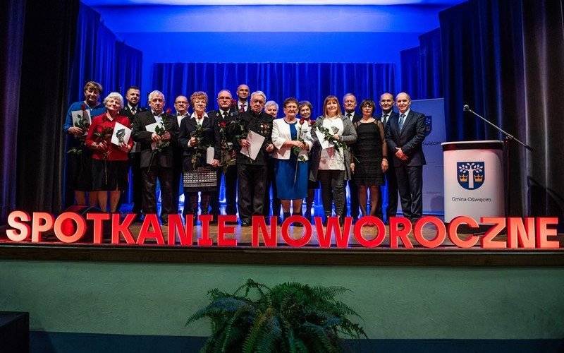 Spotkanie noworoczne w Grojcu z udziałem władz Powiatu Oświęcimskiego