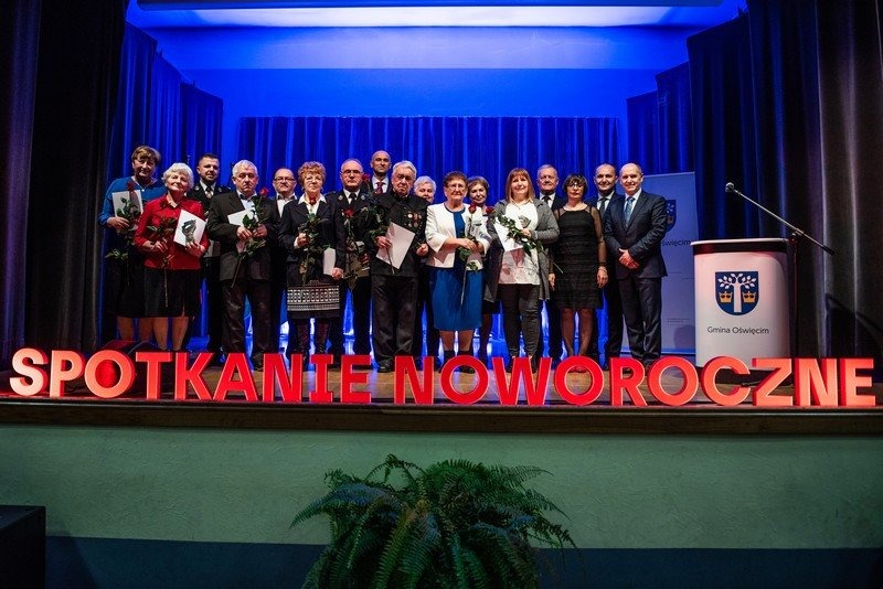 Spotkanie noworoczne w Grojcu z udziałem władz Powiatu Oświęcimskiego