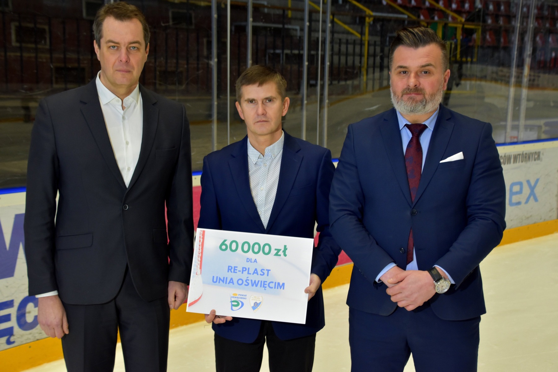 Powiat Oświęcimski ponownie wsparł finansowo biało-niebieskich