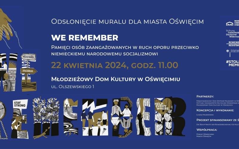 Mural ozdobi ścianę siedziby powiatowej placówki