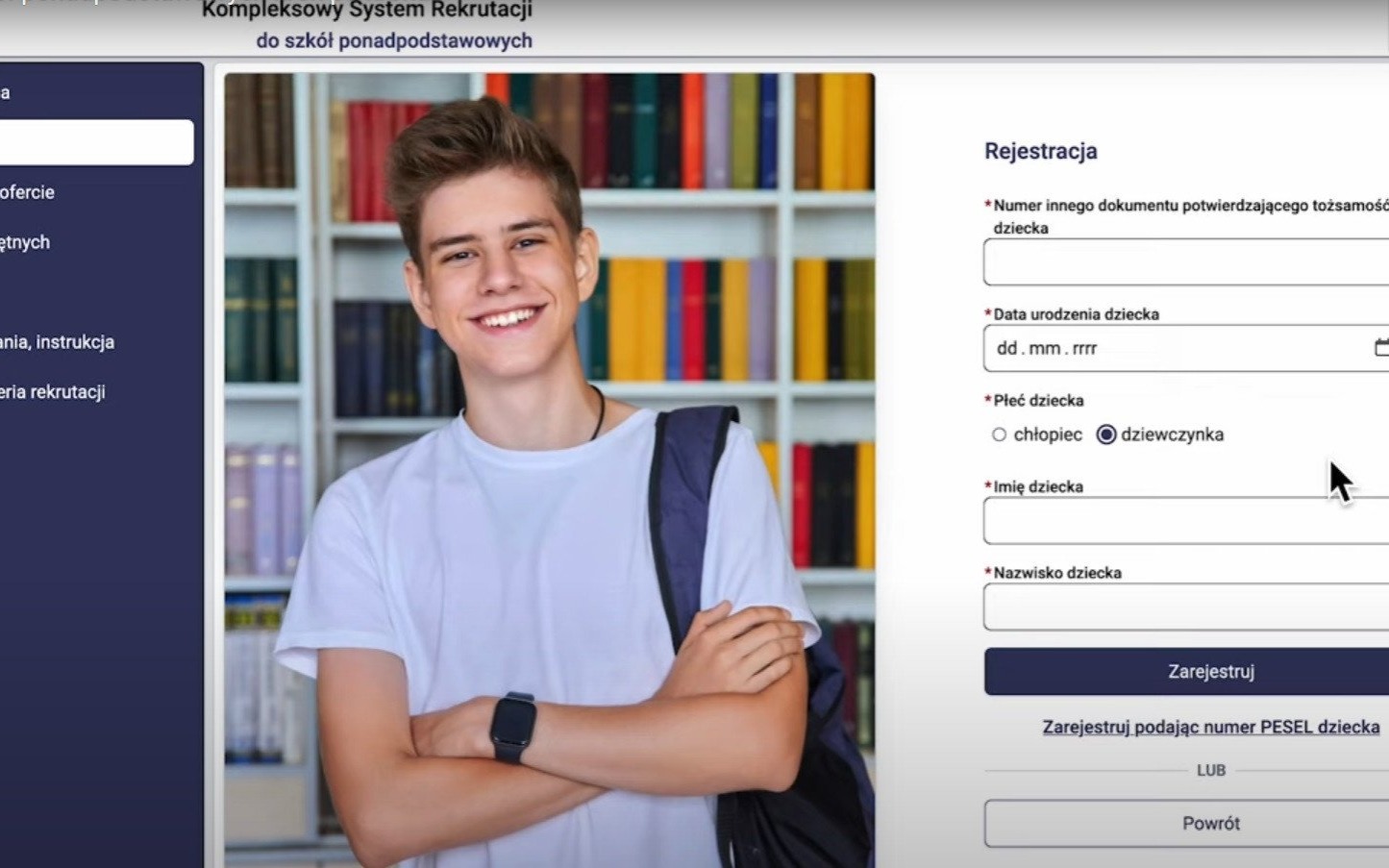 Terminy składania wniosków w rekrutacji elektronicznej do szkół ponadpodstawowych