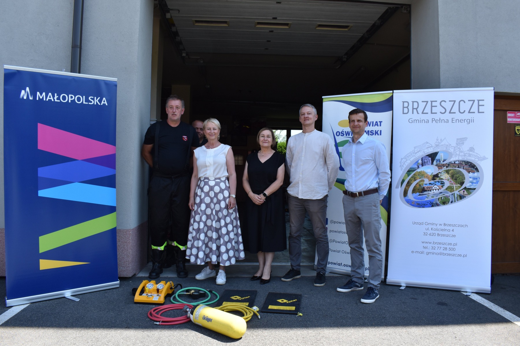 OSP Brzeszcze z nowym sprzętem ratowniczym