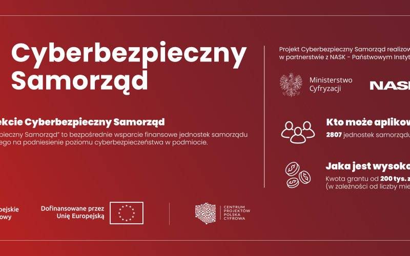 Ponad 930 tys. zł na podniesienie cyberbezpieczeństwa