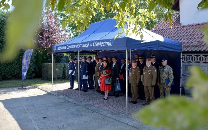 Uroczysty apel w Wojskowym Centrum Rekrutacji