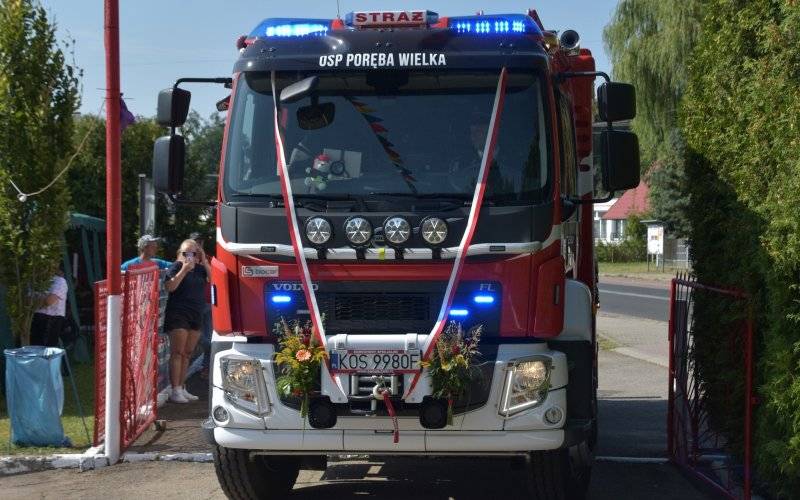 Jubileusze OSP w Porębie Wielkiej i Zasolu