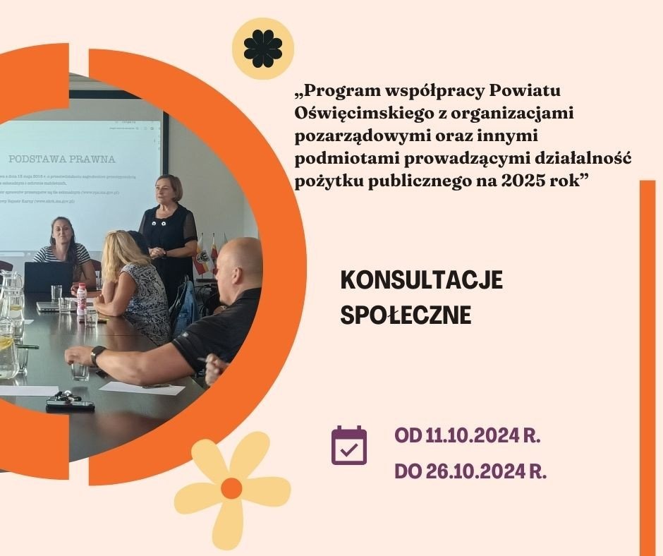 Ogłoszenie Zarządu Powiatu w Oświęcimiu