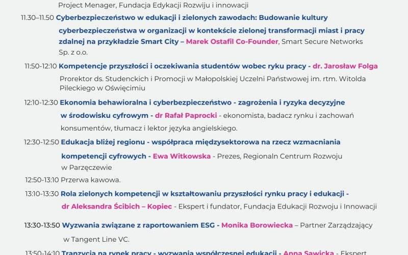 Na oświęcimskiej uczelni o wyzwaniach współczesnego rynku pracy i edukacji