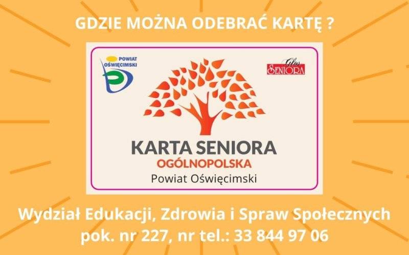 Ogólnopolska Karta Seniora Powiatu Oświęcimskiego