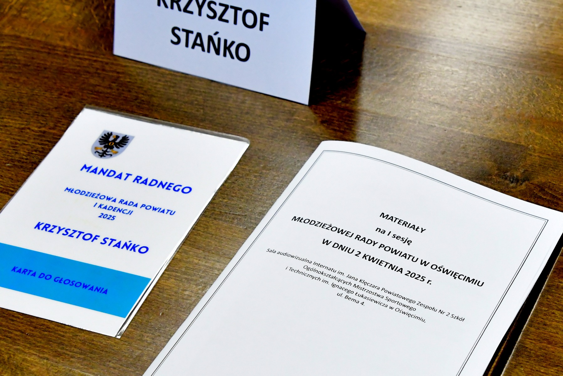 Inauguracyjna sesja Młodzieżowej Rady Powiatu