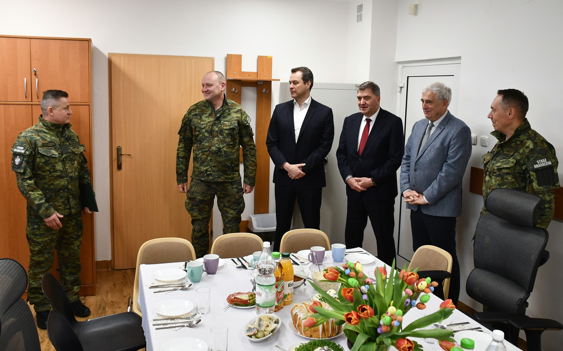 (Przed)świąteczne spotkanie w siedzibie Straży Granicznej w Oświęcimiu