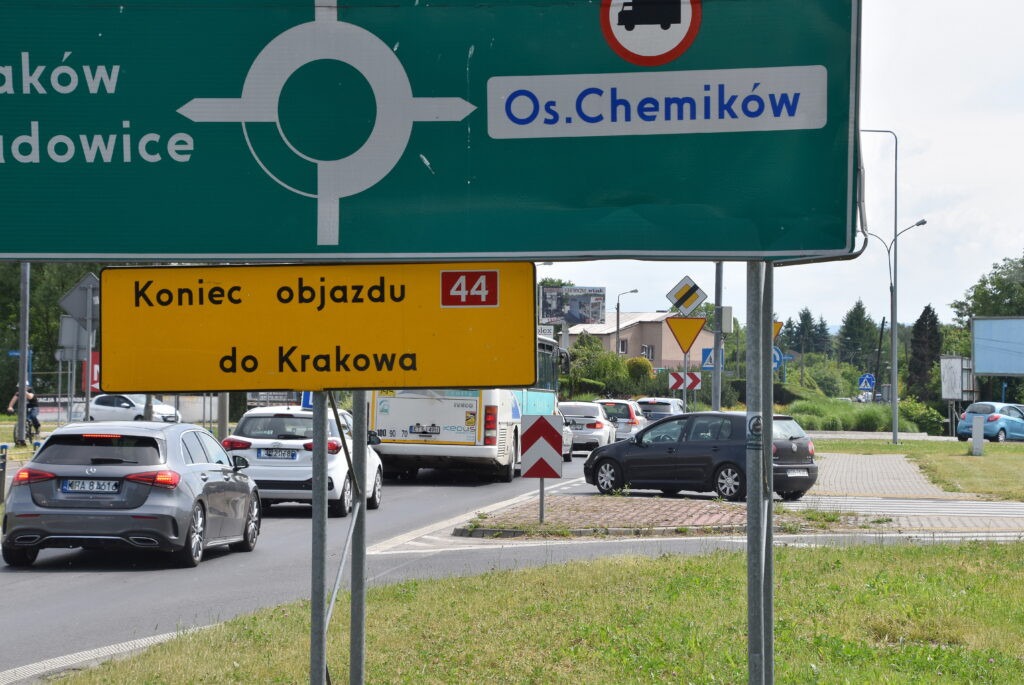 Krajowa 44 w stolicy powiatu wymaga częściowej przebudowy