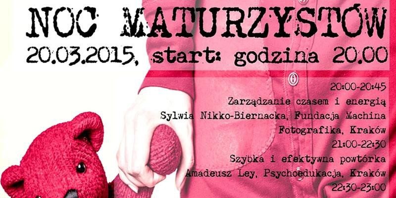 Oświęcim - już po raz drugi MBP zaprasza na Noc Maturzystów