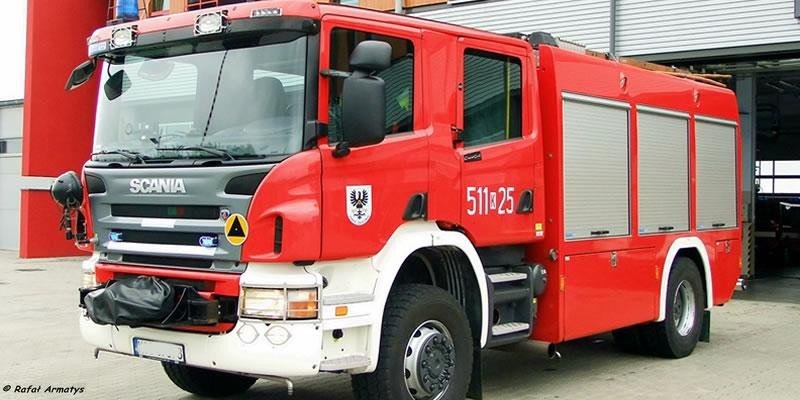 Oświęcim - koparka uszkodziła gazociąg obok hotelu Olecki