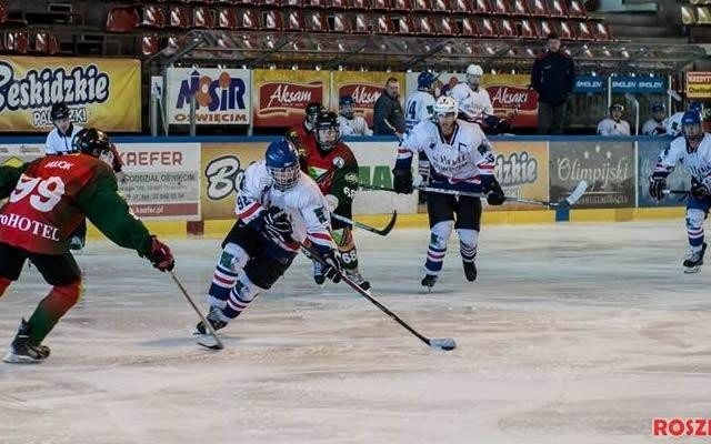 Oświęcim - drużyna Juniorów UKH w finałach MP w Hokeju na Lodzie