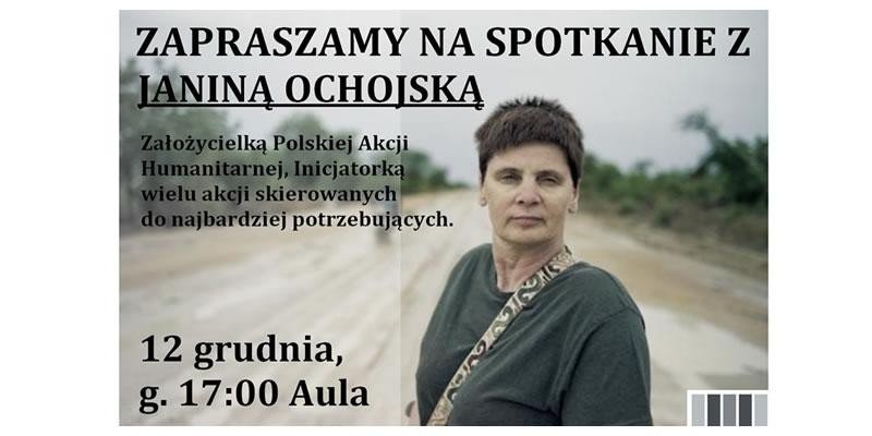 Oświęcim - spotkanie z Janiną Ochojską i konferencja dla młodzieży w Galerii Książki