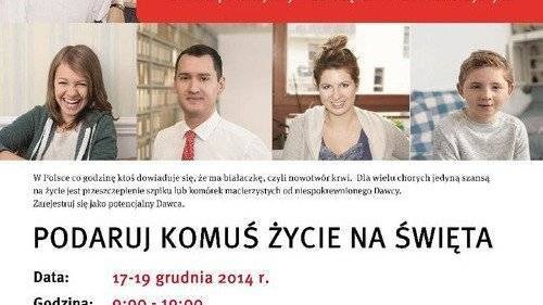 OŚWIĘCIM. Podaruj komuś życie na święta