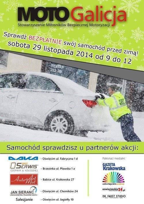 OŚWIĘCIM. Bezpłatnie sprawdzisz stan techniczny swojego samochodu