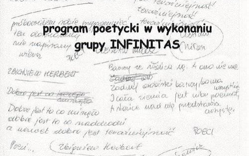 KULTURA. Poeta odejść nie może - zaduszki z Infinitas