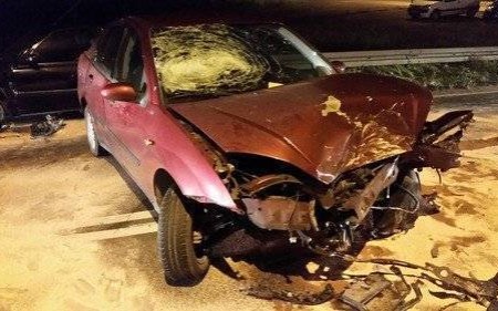 OŚWIĘCIM. Czołowe zderzenie na Zatorskiej - ZDJĘCIA